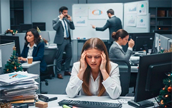 A tensão dos finais de ano é um fenômeno comum na população em geral